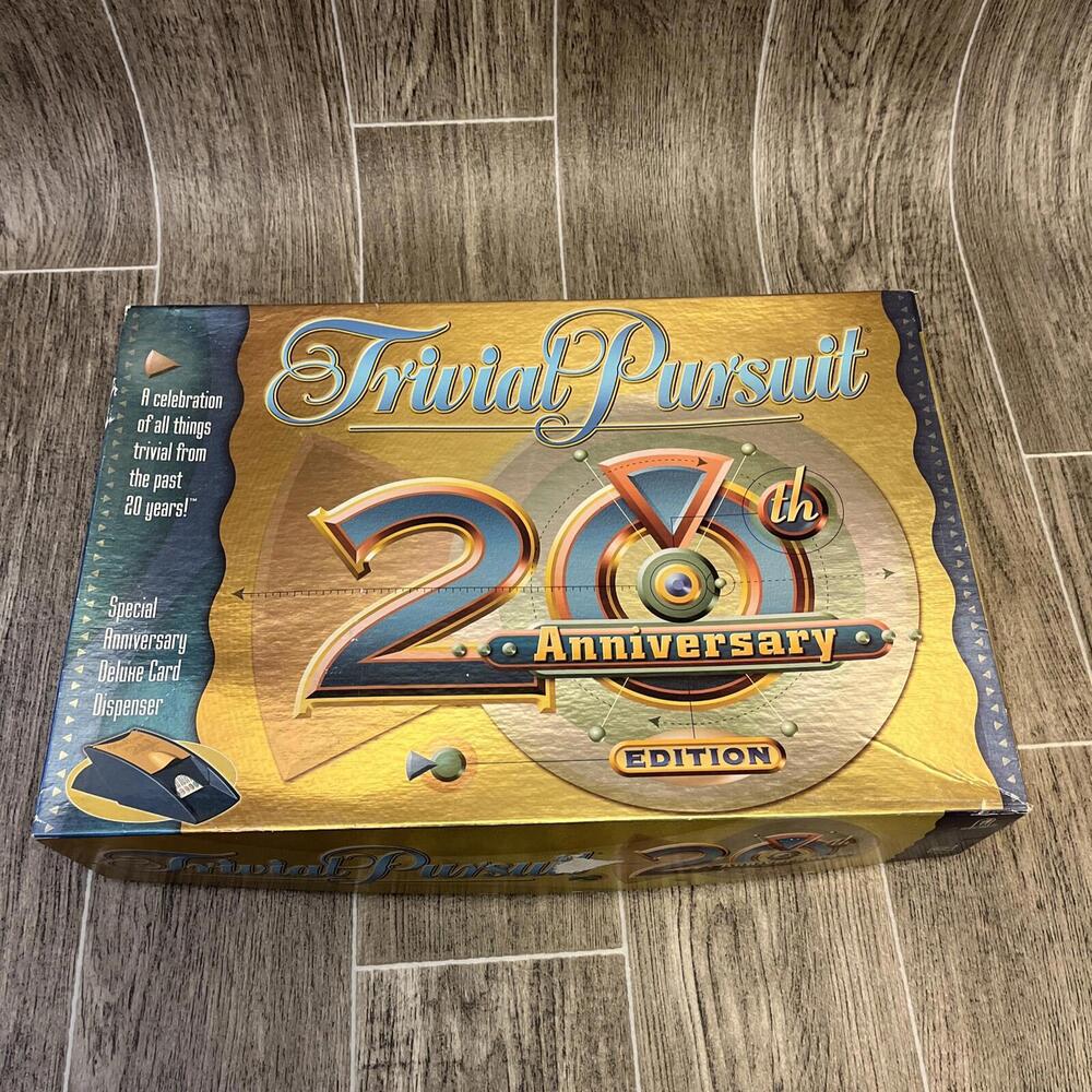 Trivial Pursuit 20th Anniversary Edition 1982 - 2002 Hasbro Games Pieces Sealed